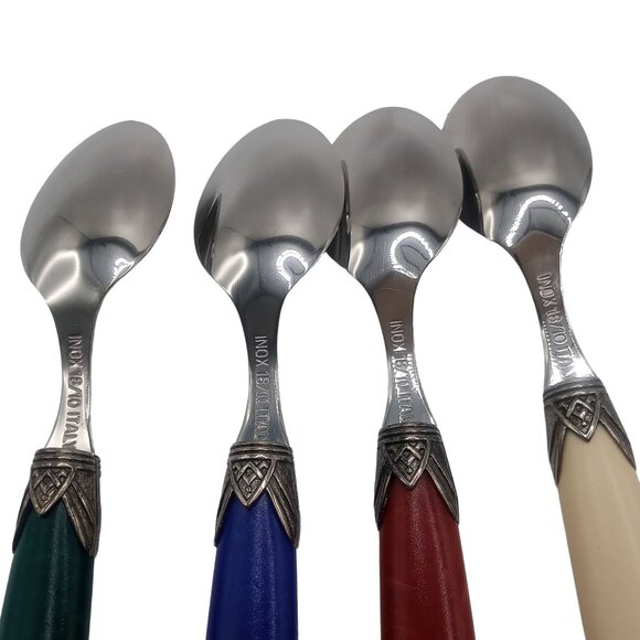 Reproduction Antique European 4-Piece Spoon Flatware Spreaders Collection Set - Picture 5 of 12